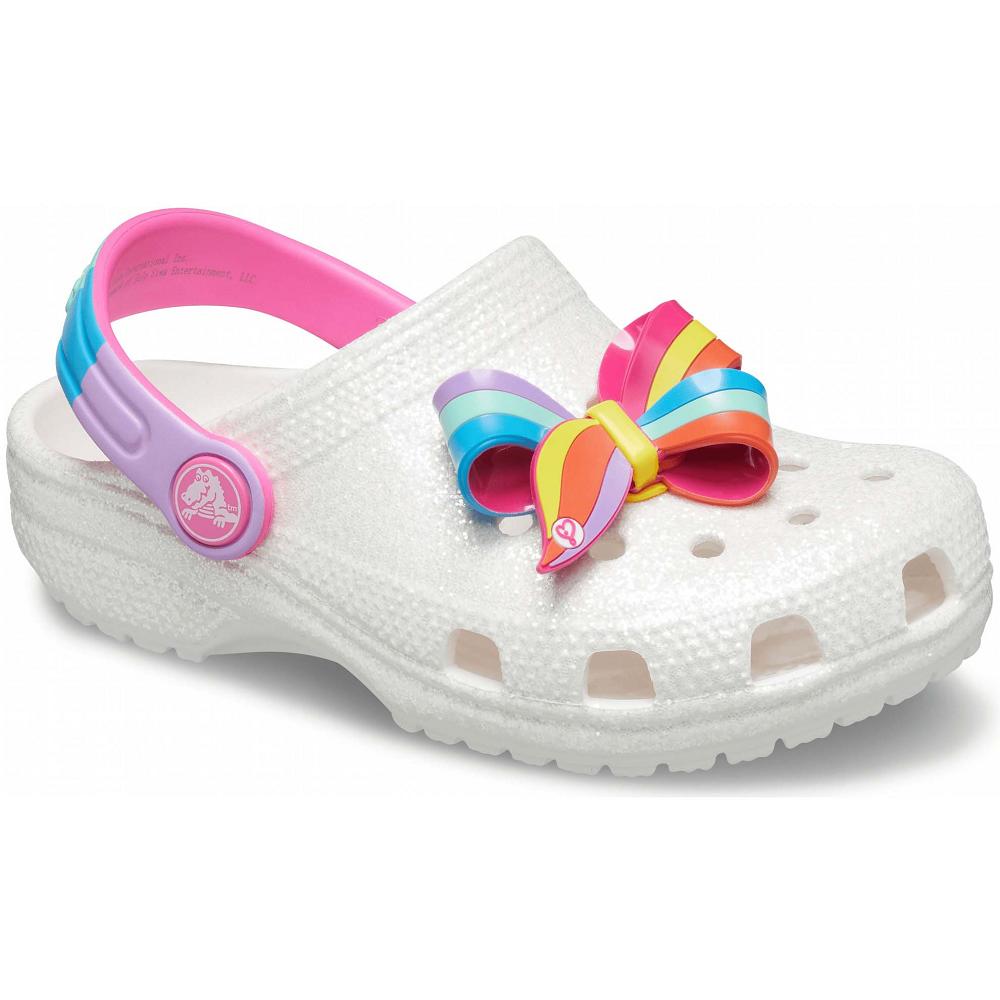 White Girls' Crocs Fun Lab JoJo Siwa Clogs | NZ 1487TCEV